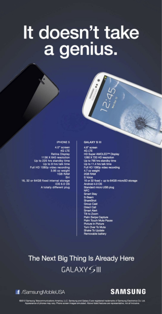 Illustration for article titled Samsung Throws Down the Gauntlet with Its New iPhone-Bashing Ad